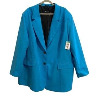 NWT Asos Design Teal Aqua Blazer US 22